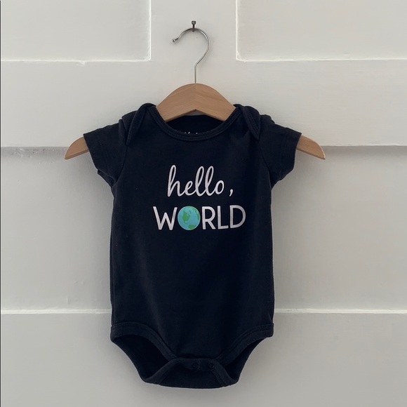 Hello, World Onesie / PM-B0020 - Picture 1 of 3